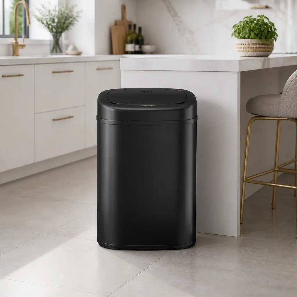 82L Motion Sensor Trash Can with Soft-Close Feature