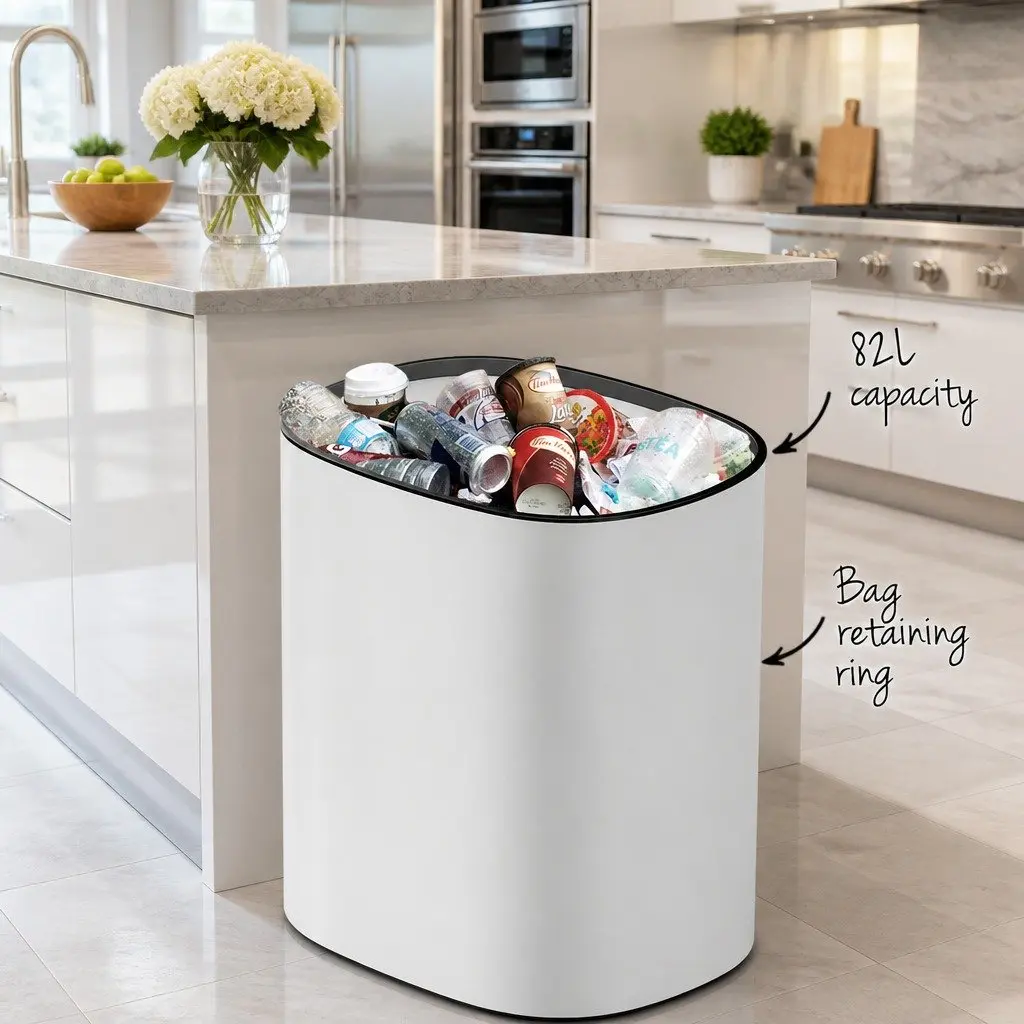 Automatic Motion Sensor Bin with 82L Capacity