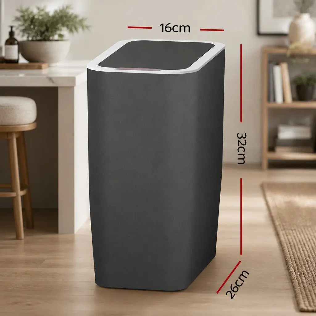 9L Automatic Hands-Free Rubbish Bin with Motion Sensor