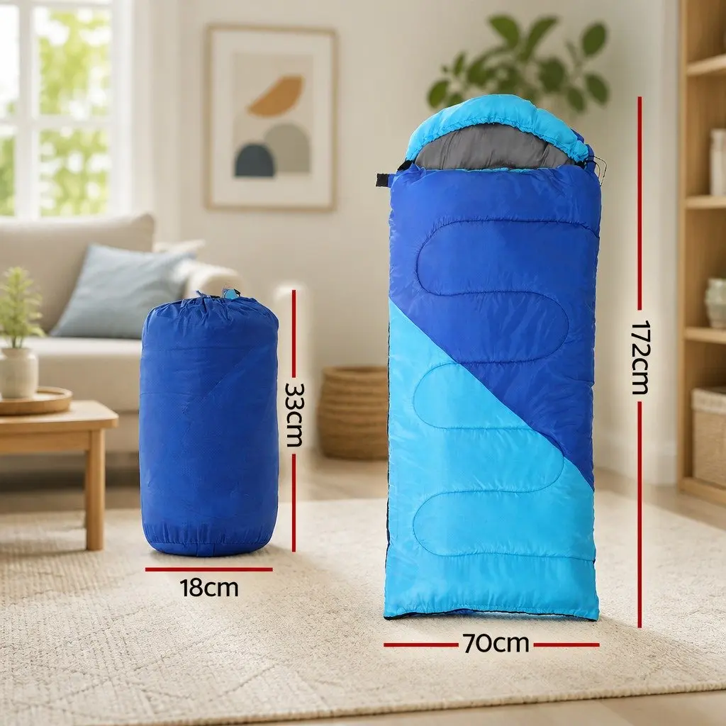 Kids Sleeping Bag 172cm for Outdoor Fun