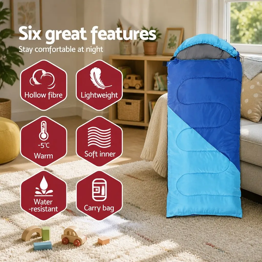 Kids Sleeping Bag 172cm for Outdoor Fun