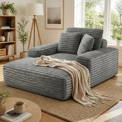 Stylish Grey Faux Fur Sofa Bed with Superior Support