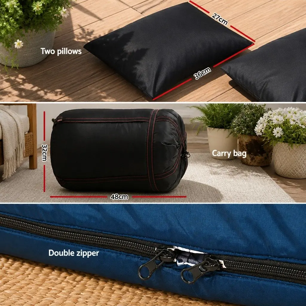 Double Sleeping Bag for Outdoor Adventures -10°C