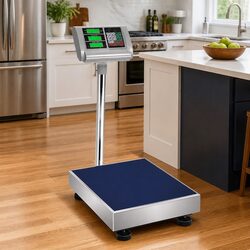 Stainless Steel Digital Platform Scale 150KG with LCD Display