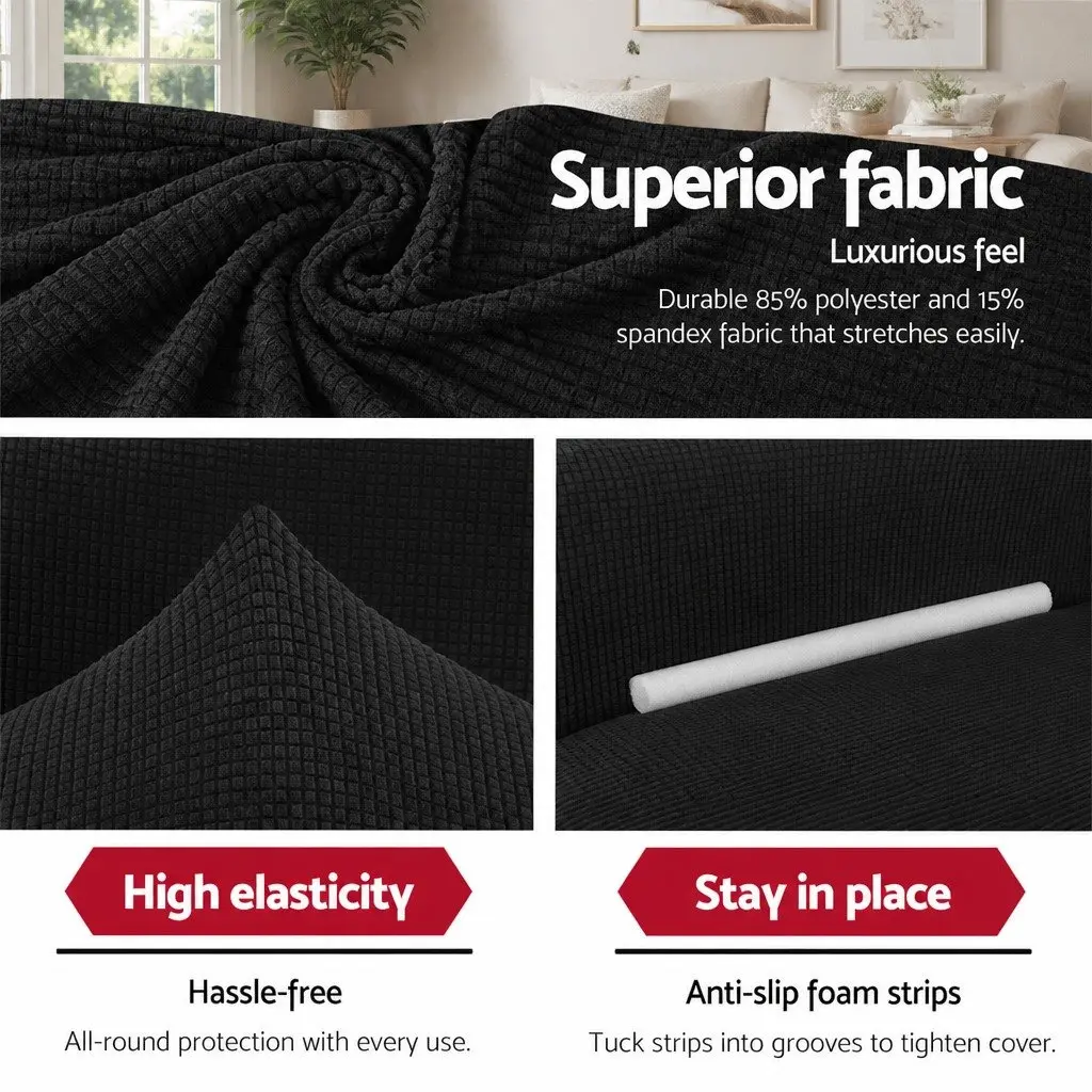3 Seater Sofa Cover with High Stretch Fabric