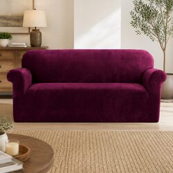 Premium 3-Seater Velvet Sofa Cover for Ultimate Protection