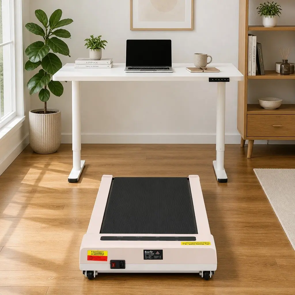 Electric Standing Desk with Treadmill Walking Pad