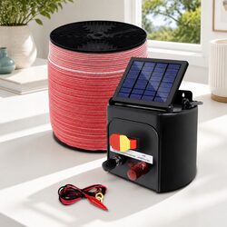 Premium Solar Electric Fence Energiser for 3km Range