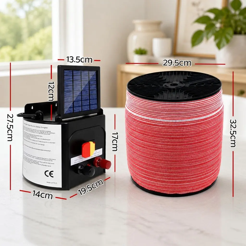 5KM Solar Electric Fence Energiser for Livestock