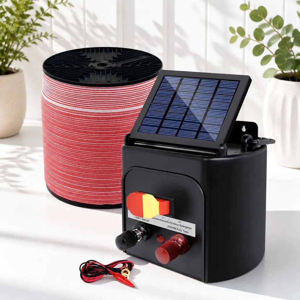 5KM Solar Electric Fence Energiser for Livestock