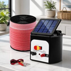 Durable Solar Electric Fence Energiser for 8km Fencing