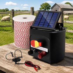 Premium Solar Electric Fence Energiser for Livestock