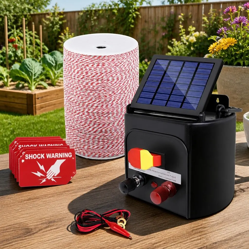 Solar Electric Fence Energiser for 5KM