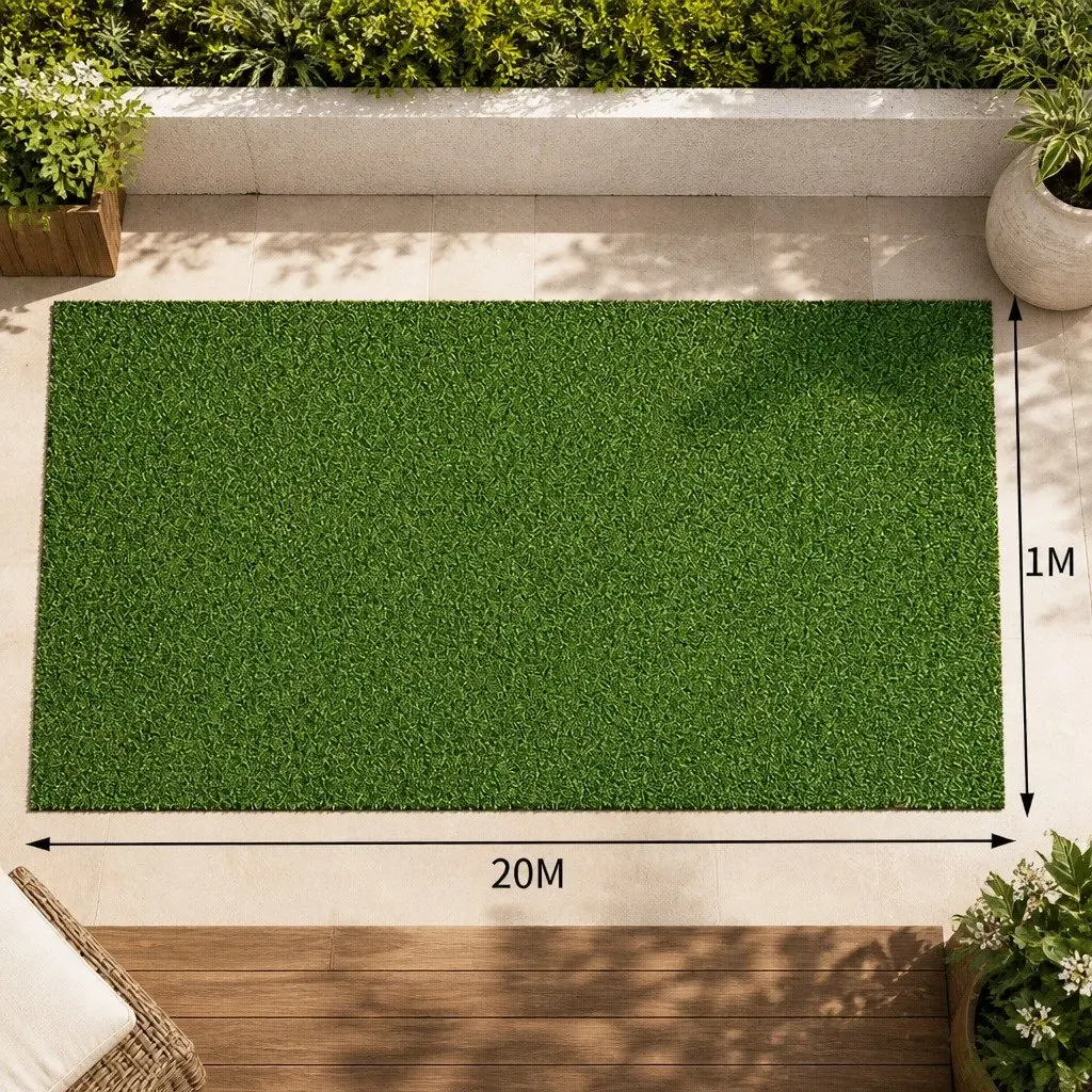 Synthetic Turf Lawn 40SQM 1x20m Outdoor Use