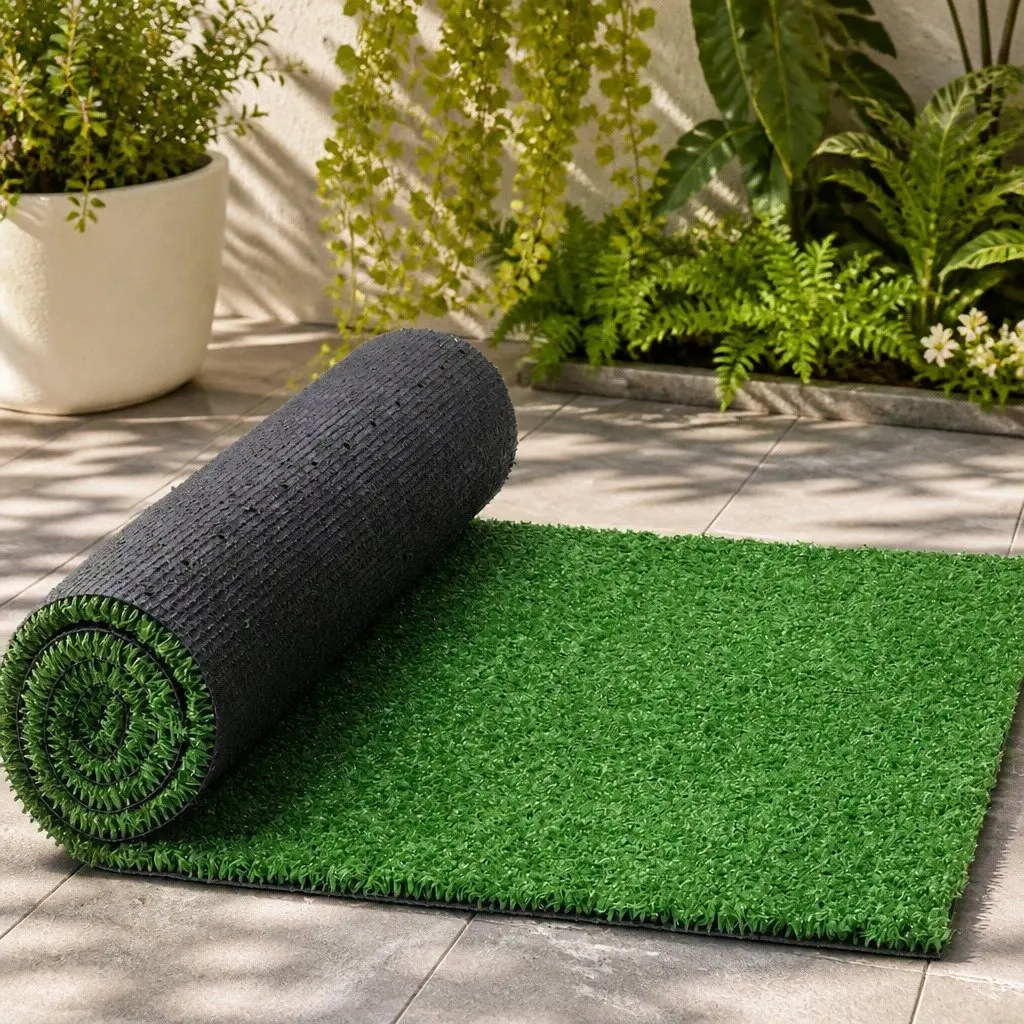 Artificial Grass Synthetic Turf Polyethylene 17mm Olive Green 40SQM