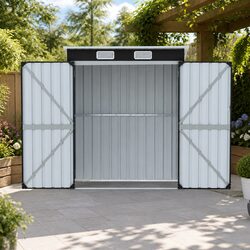 Durable Garden Shed 1.62M x 1M for Tool Storage in Grey