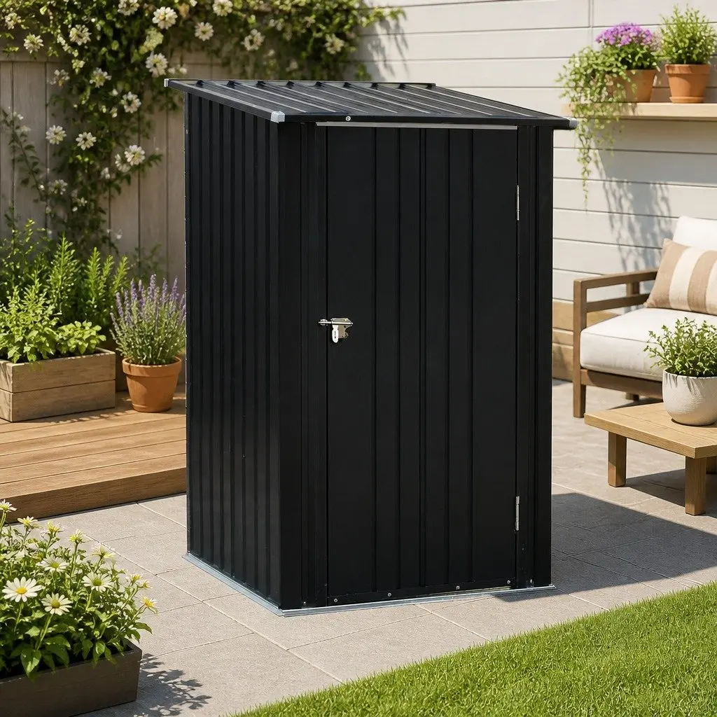 Garden Shed Galvanized Steel 0.99x1.04M Anthracite