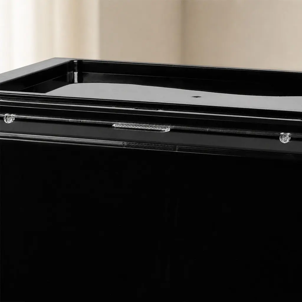 Clear Acrylic Drop Front Shoe Storage Box for Sneaker Display