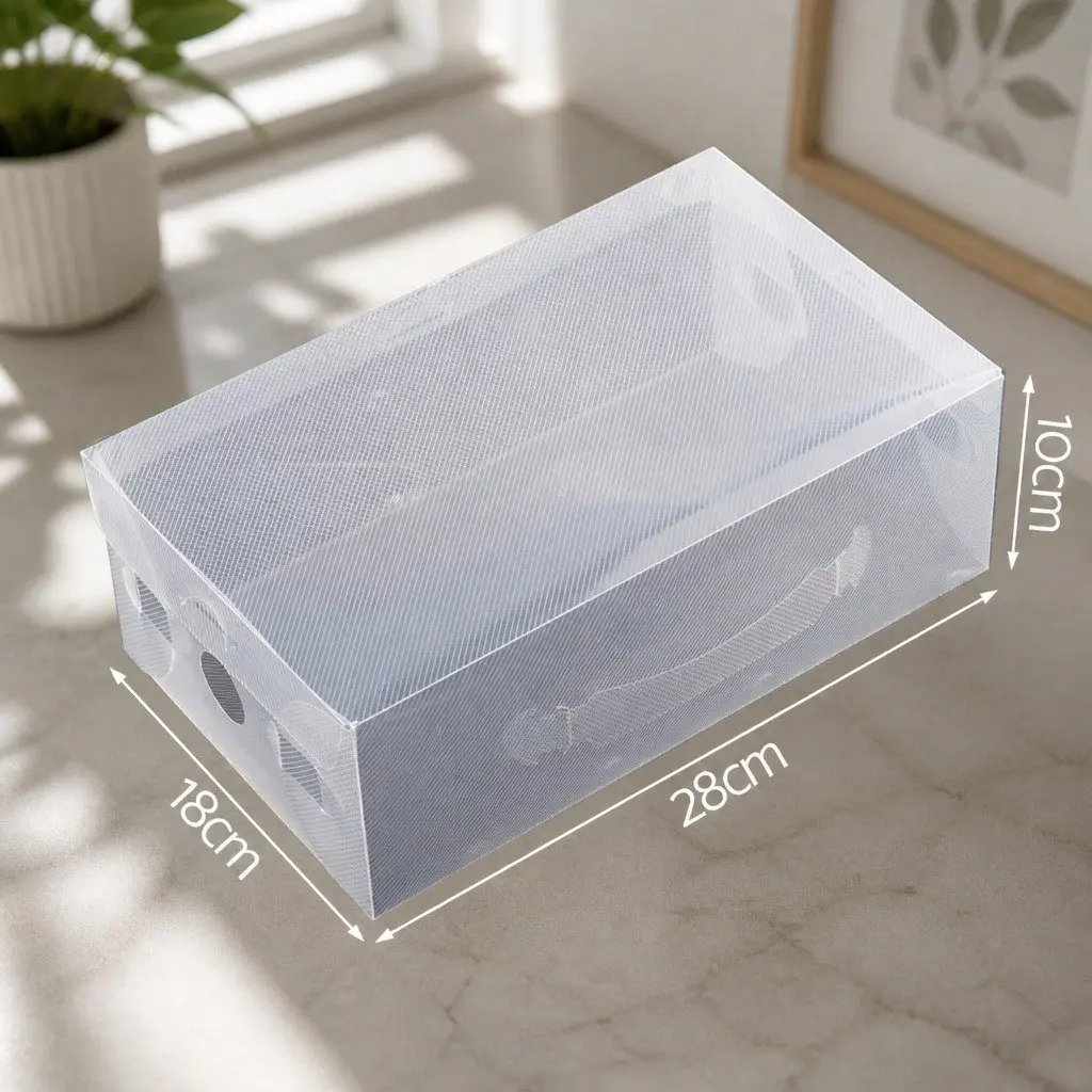 Clear Shoe Storage 40 Piece Organizer Set