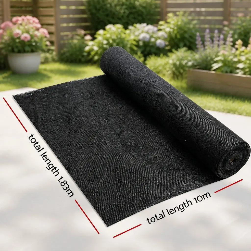 Shade Cloth UV-Stabilised HPDE 1.83m x 10m Black