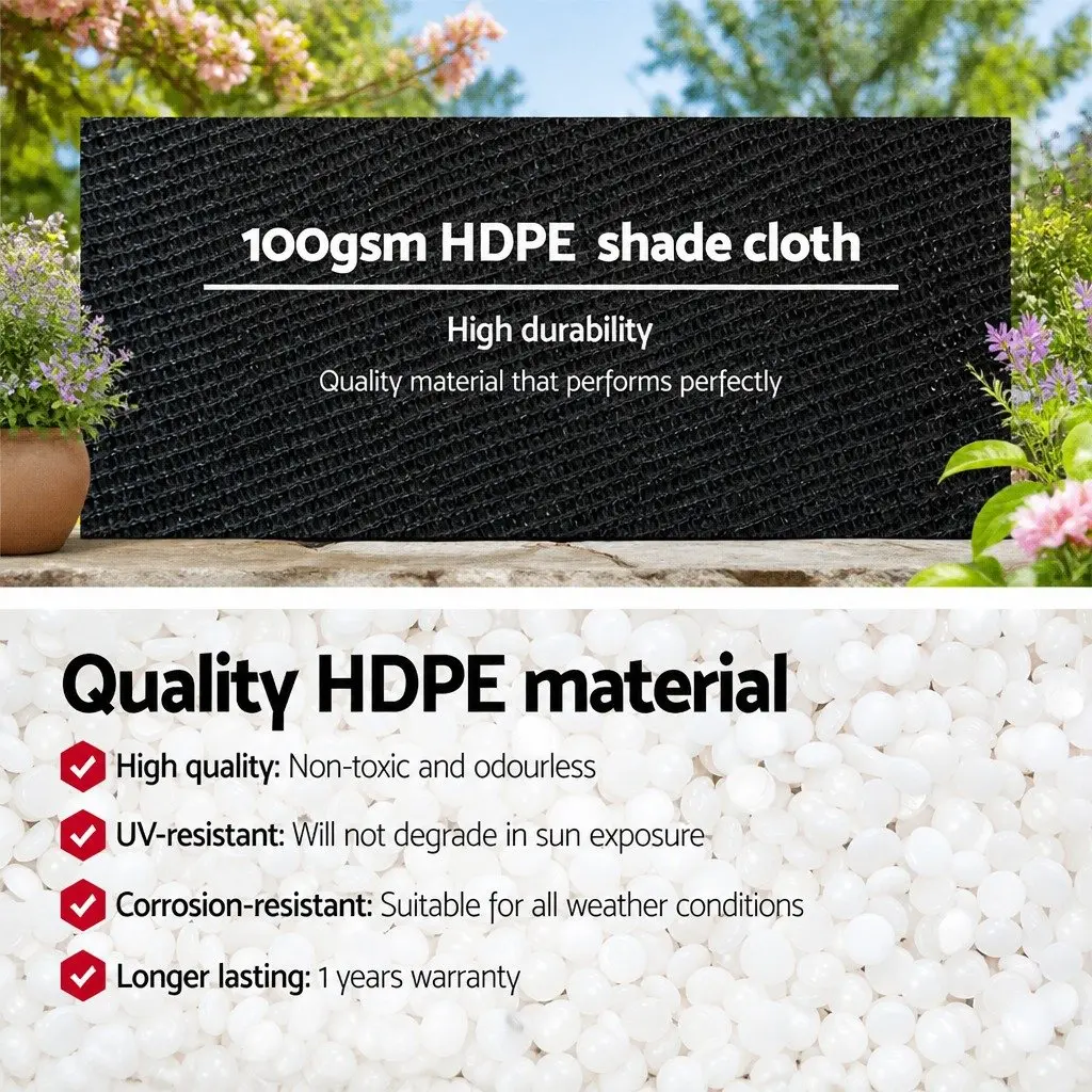 Shade Cloth 50% Block 1.83m x 20m UV-Stabilised