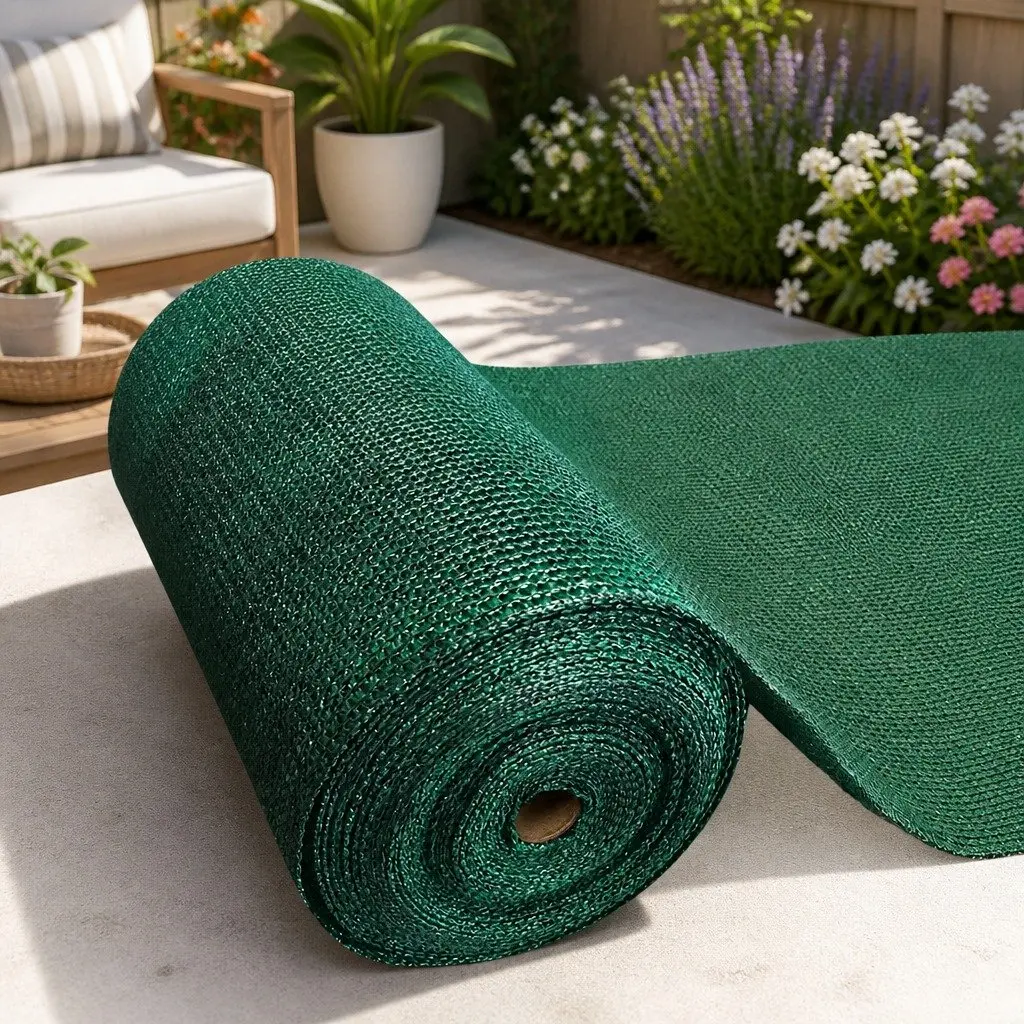 Heavy Duty Green Shade Cloth Roll 1.83x20m UV-Stabilised