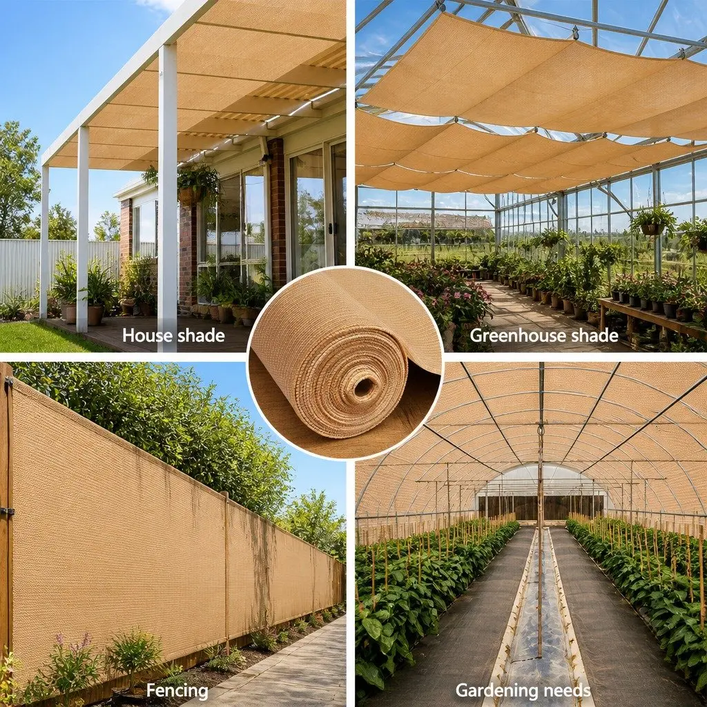 Shade Cloth UV Stabilized HPDE 1.83m x 50m Roll Heavy Duty Beige