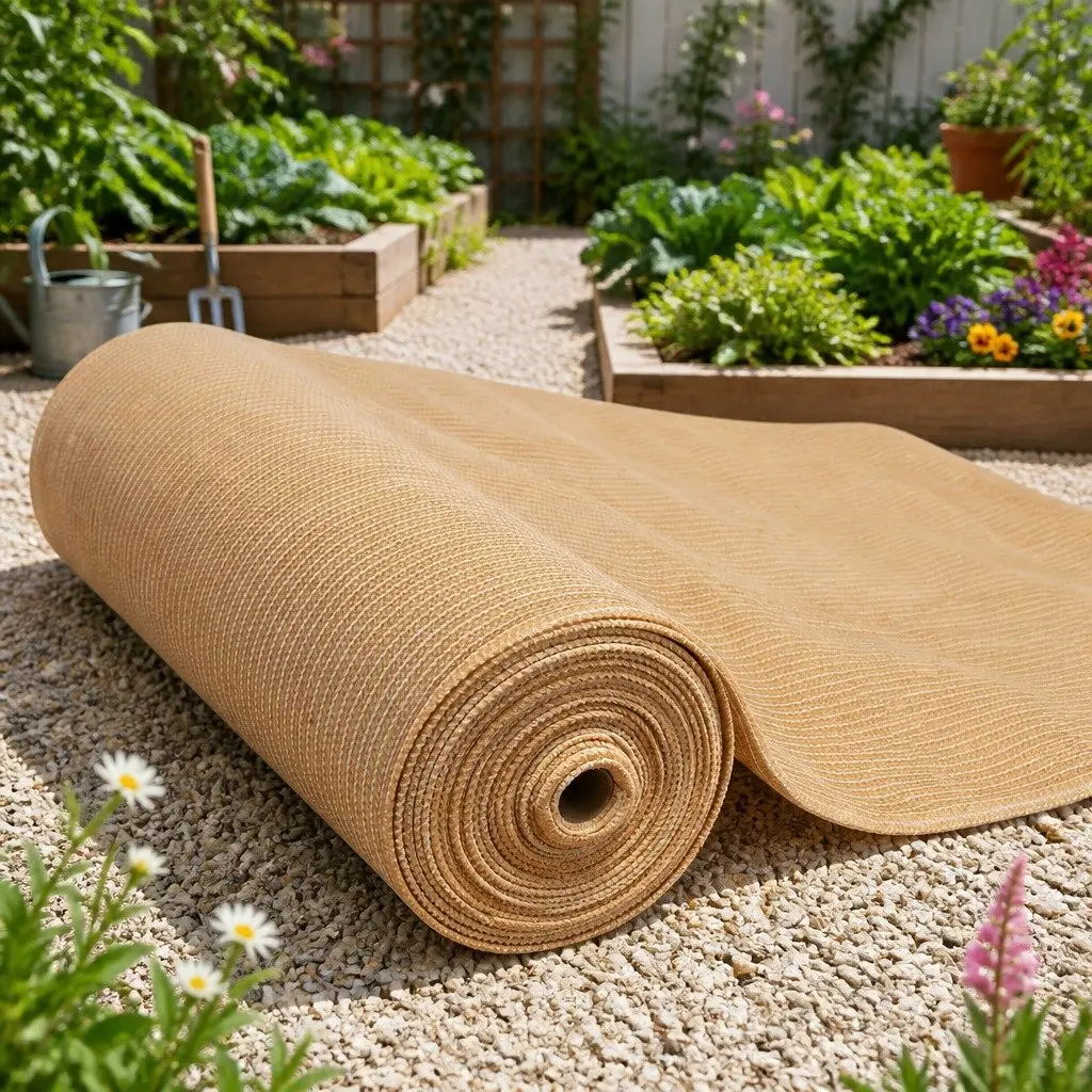 Beige Shade Cloth Roll 3.66m x 10m for Greenhouses