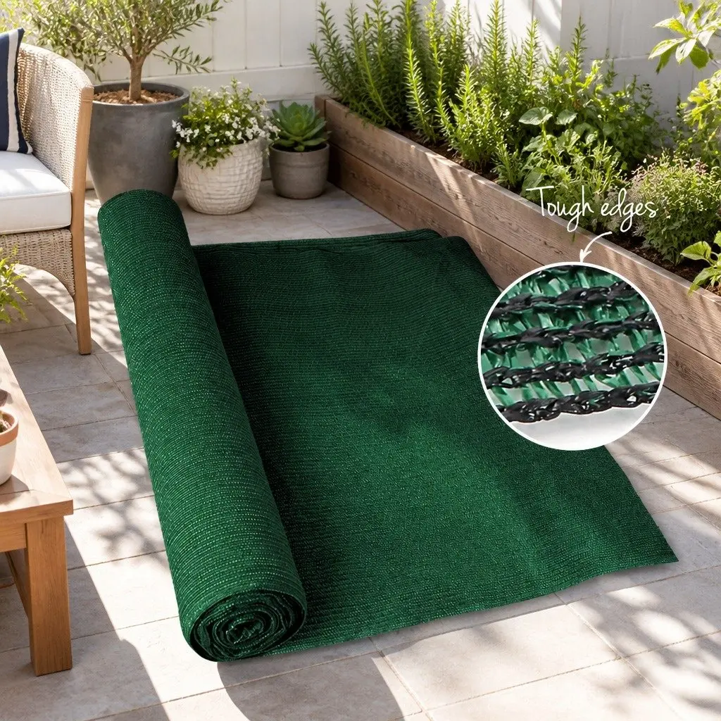 Shade Cloth UV-Stabilised HPDE 3.66x10m Green