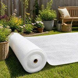Premium Shade Cloth 3.66x10m UV-Resistant White Fabric