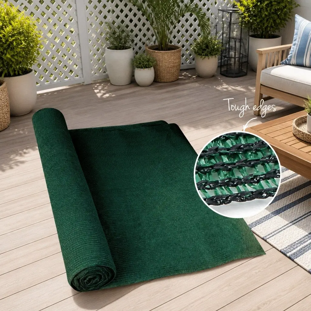 Heavy Duty Green Shade Cloth 3.66m x 20m UV-Stabilised