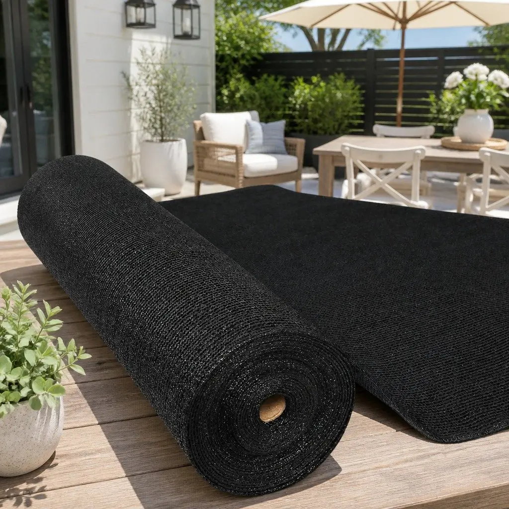 Black Shade Cloth Roll 3.66x20m with 90% Shade