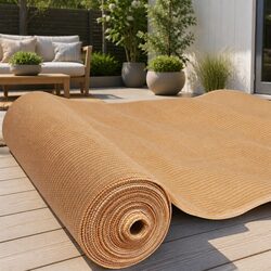 Heavy Duty Beige Shade Cloth Roll 3.66m x 30m UV-Stabilised