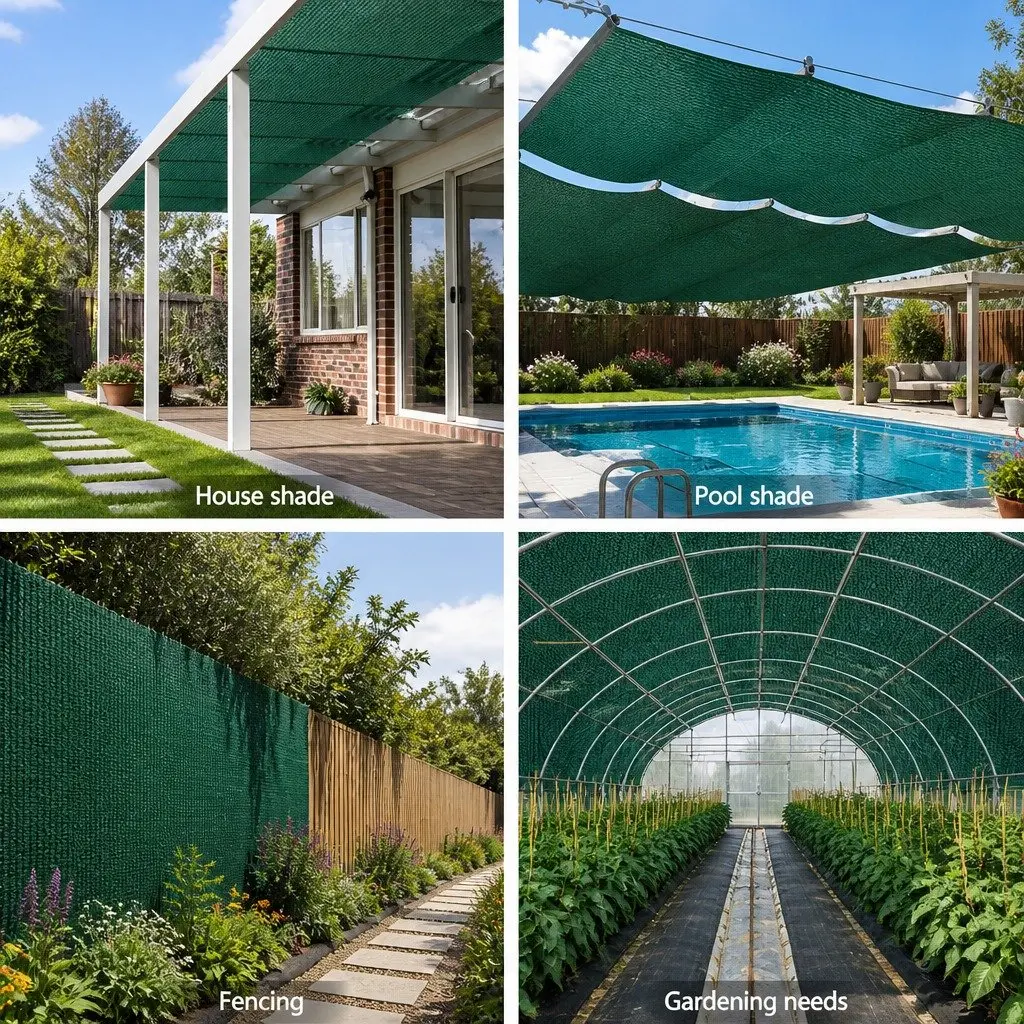 Heavy-Duty Green Shade Cloth 3.66x30m for Plants