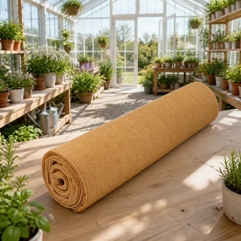 Shade Cloth 70% UV Block 3.66m x 30m Roll Heavy Duty Beige Shadecloth
