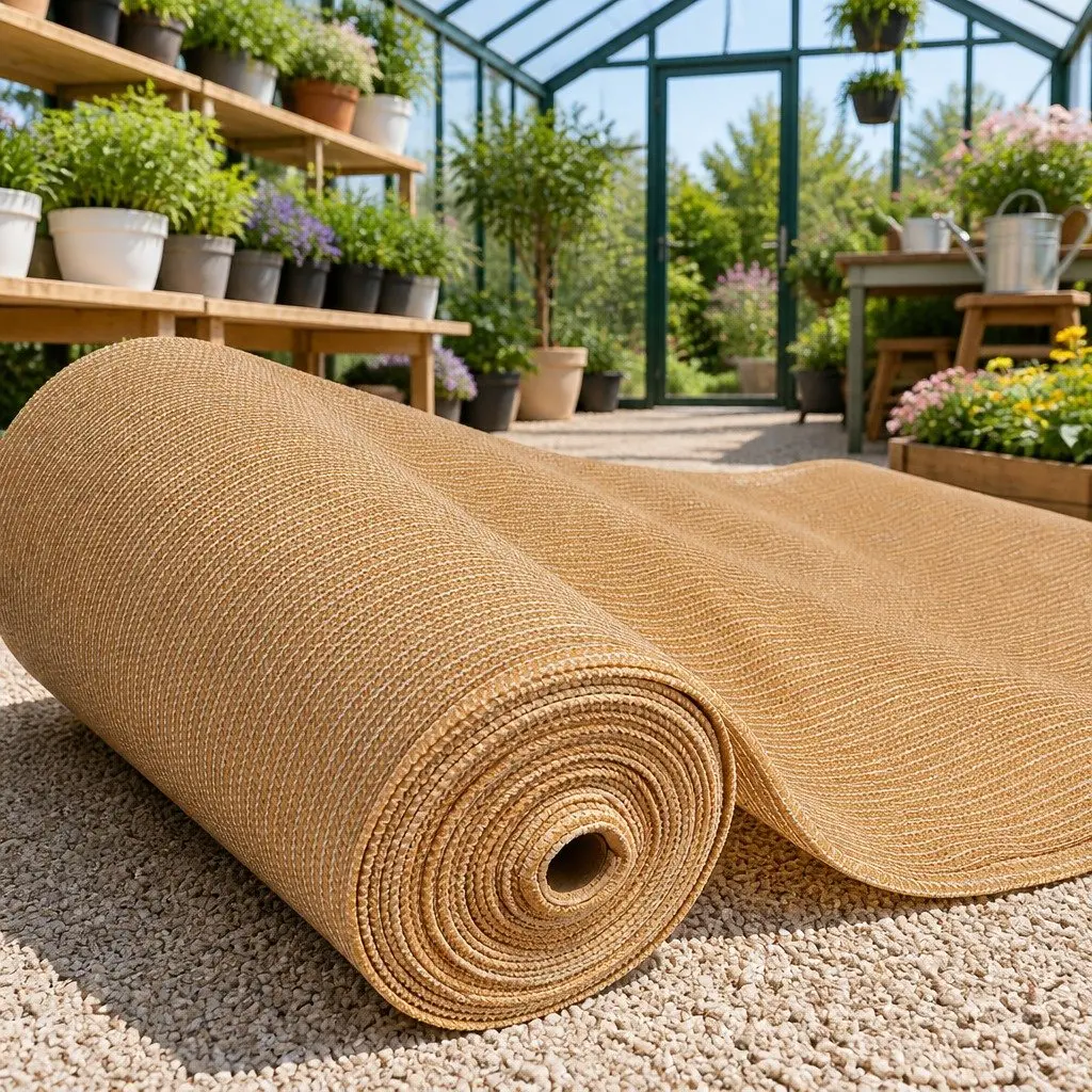 Shade Cloth 70% UV Block 3.66m x 30m Roll Heavy Duty Beige Shadecloth