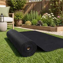 Premium Heavy Duty Black Shade Cloth Roll 3.66m x 30m