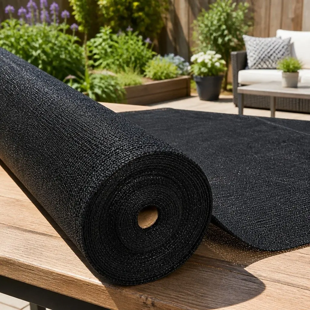 Heavy Duty Black Shade Cloth Roll 3.66m x 30m