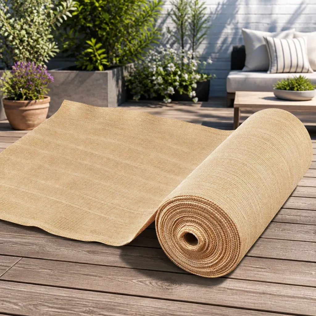 Beige Shade Cloth 90% UV Protection 1.83m x 30m Roll