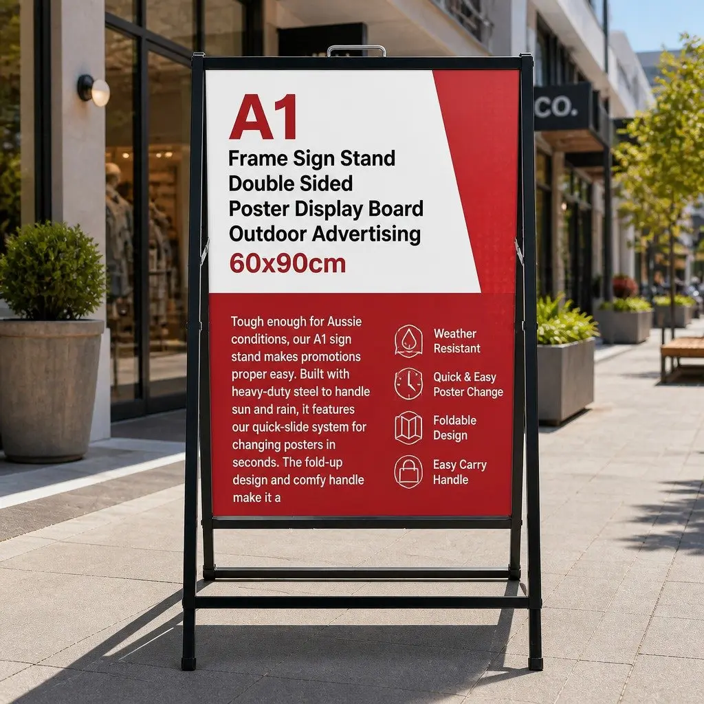 A1 Frame Sign Stand for Outdoor Advertising