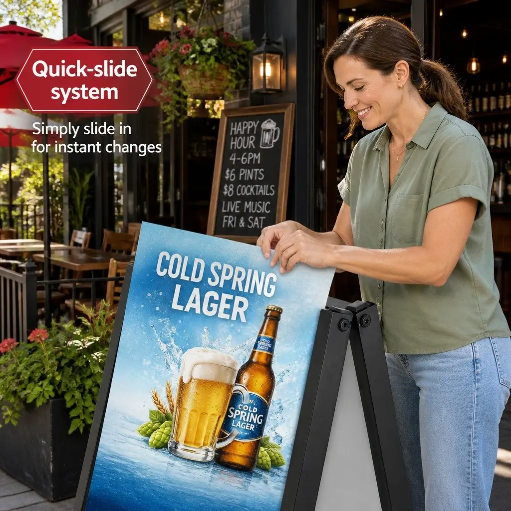A1 Frame Sign Stand for Outdoor Advertising