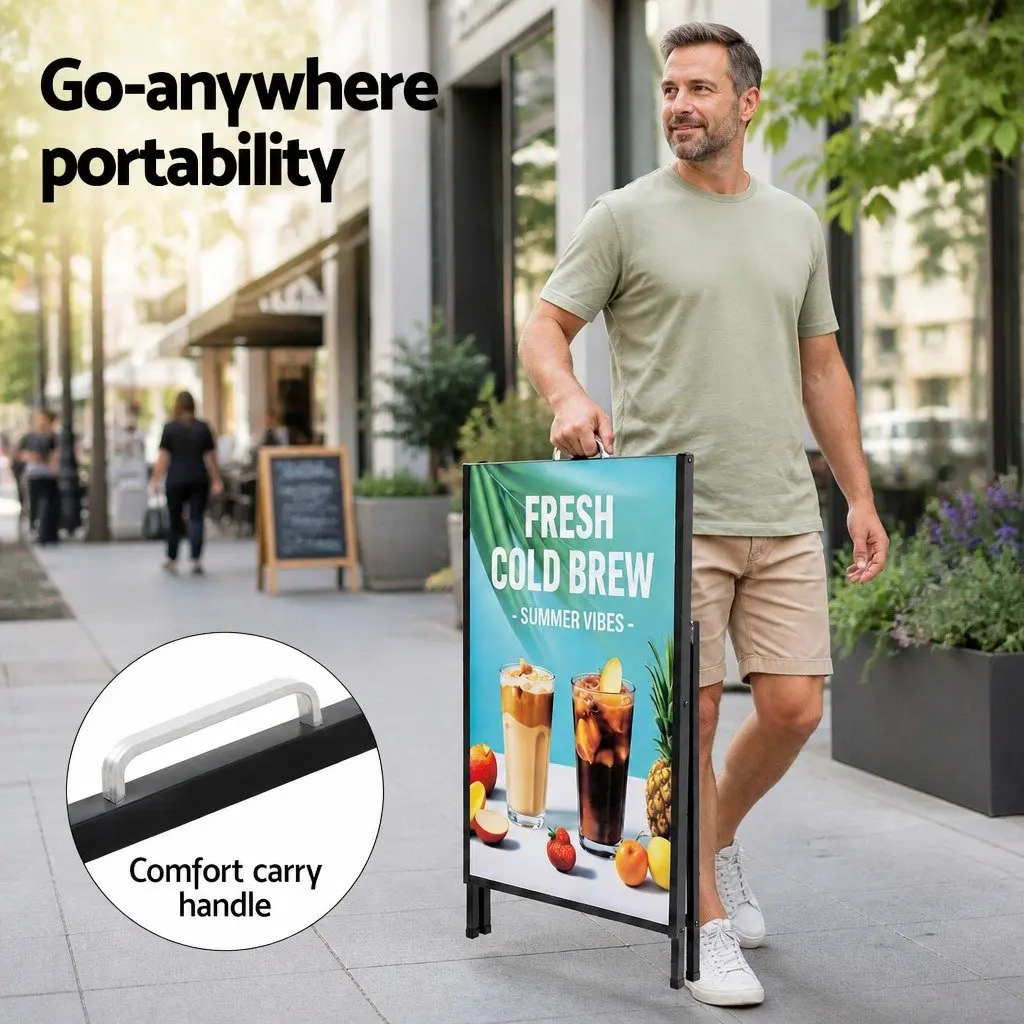 A1 Frame Sign Stand for Outdoor Promotions