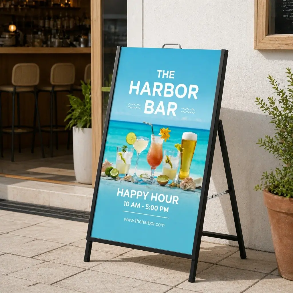 A1 Frame Sign Stand for Outdoor Promotions