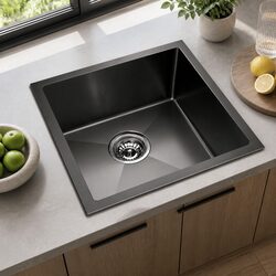Premium Stainless Steel Kitchen Sink 51x45cm Black