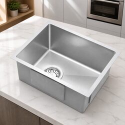 Durable Stainless Steel Kitchen Sink 44x34cm Nano Coated