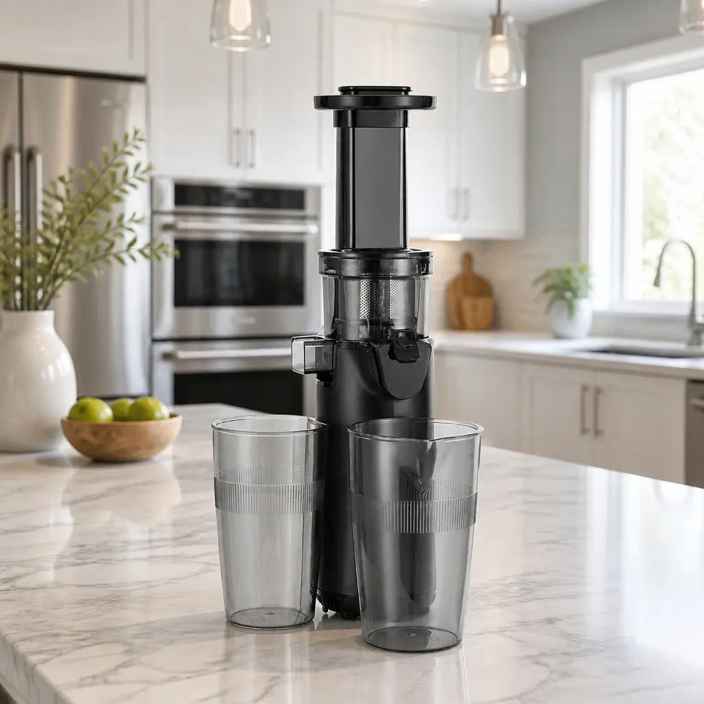 Black Cold Press Slow Juicer with 130W Power