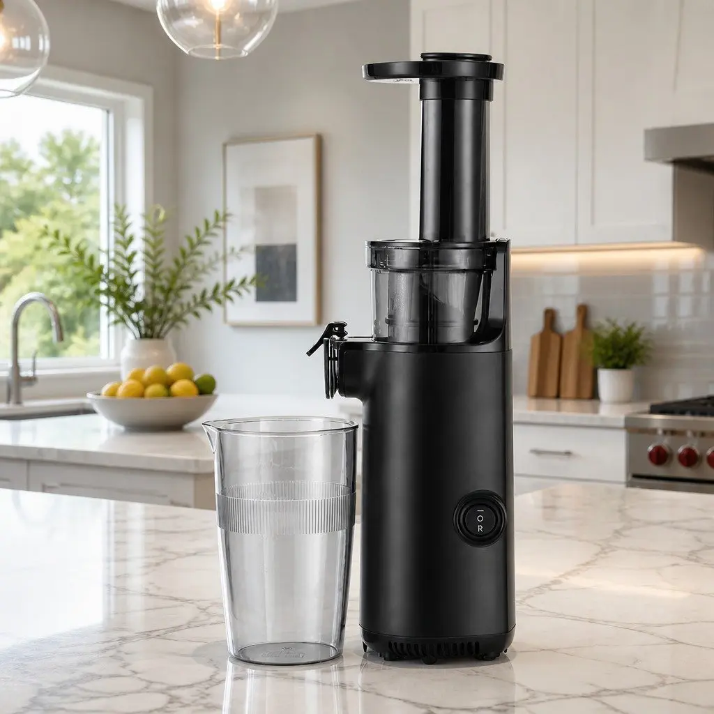 Black Cold Press Slow Juicer with 130W Power