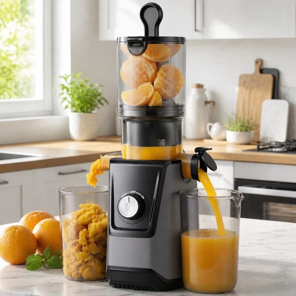Cold Press Slow Juicer with Large Hopper