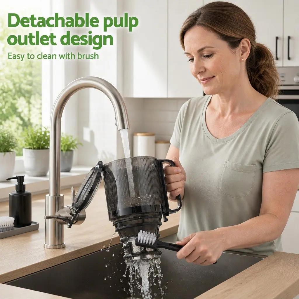 Cold Press Slow Juicer with Large Hopper