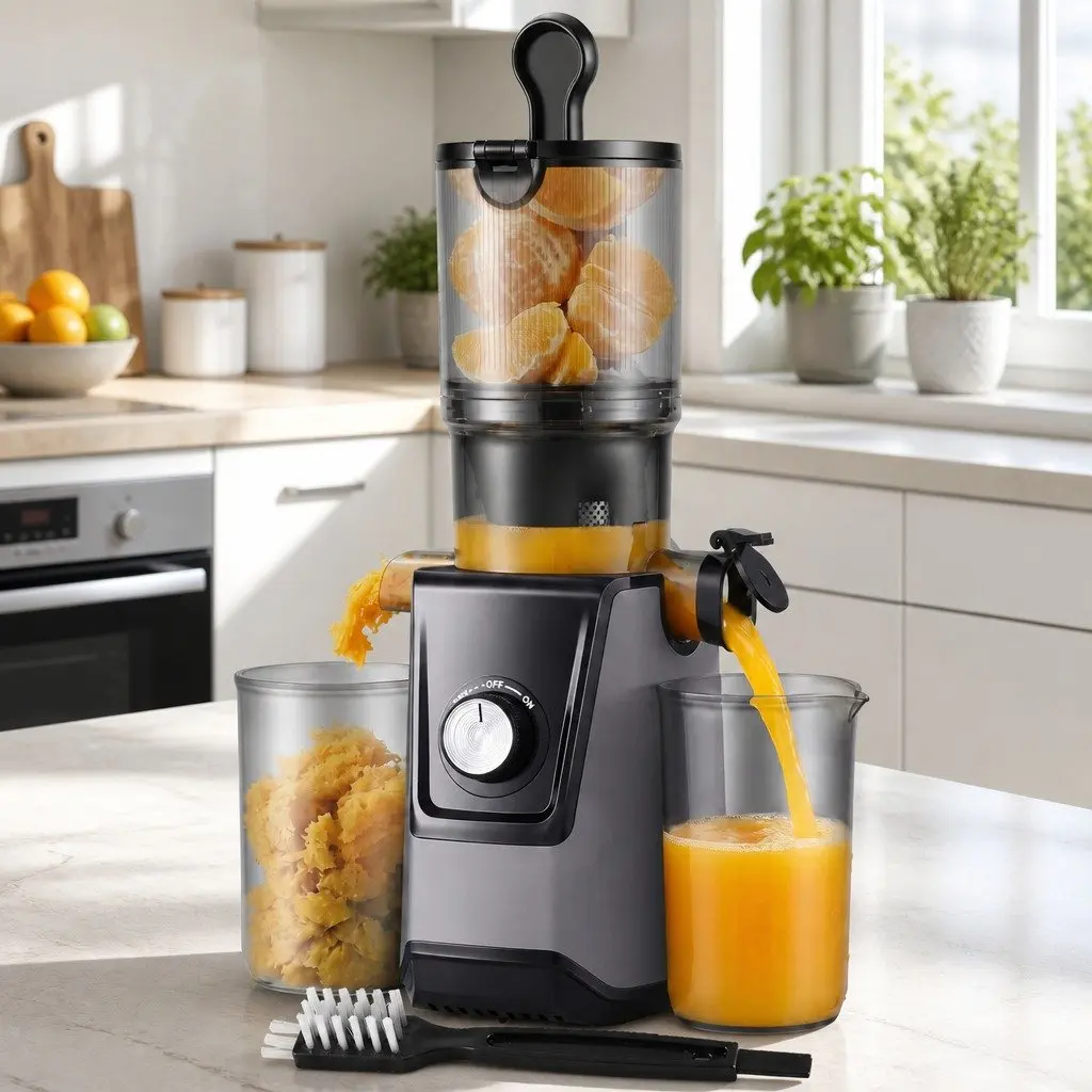 Cold Press Slow Juicer with Large Hopper